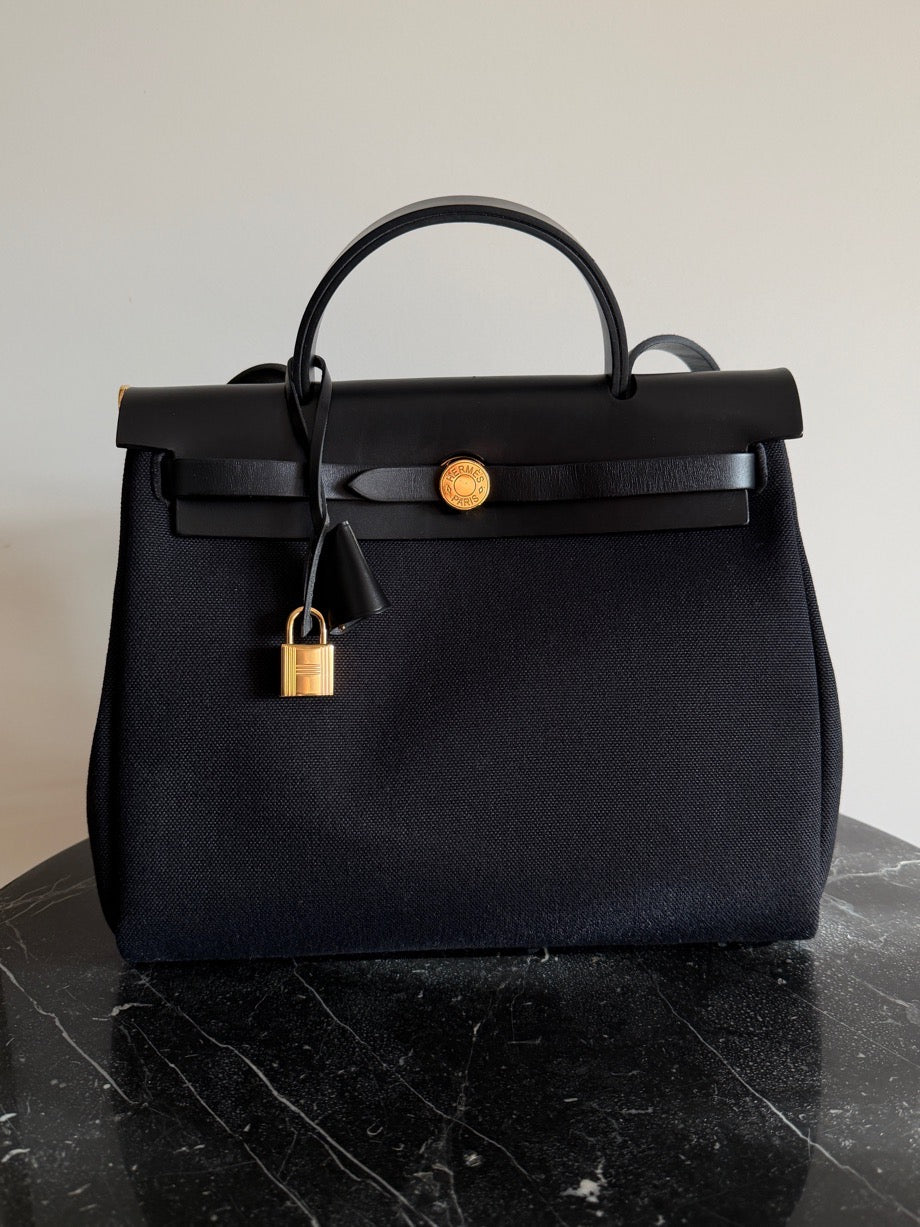 Hermes Herbag 31 Noir