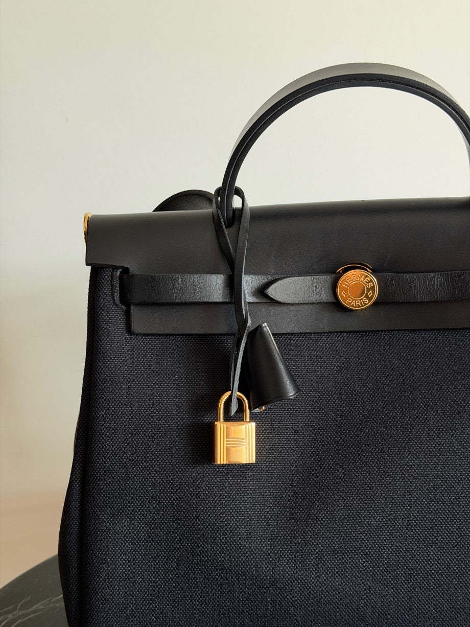 Hermes Herbag 31 Noir