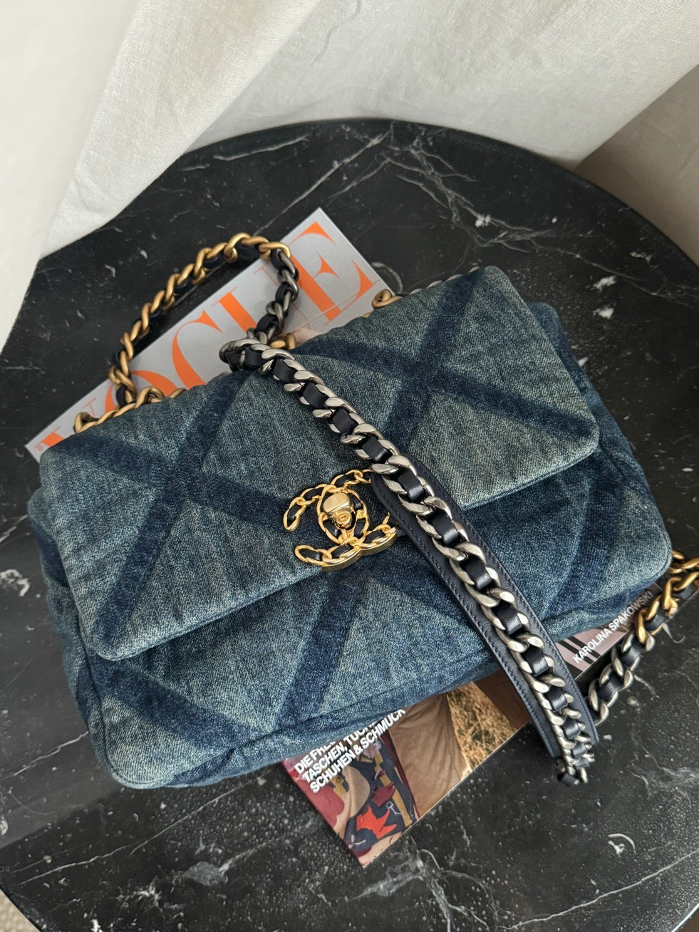 Chanel 19 Denim Bag